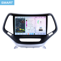 Lecteur DVD de voiture Android intelligent pour Jeep Cherokee 2014-2020, écran multimédia radio, navigation GPS, CarPlay, vidéo, DSP, navigation