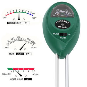 3 in 1 <b>Soil</b> PH Meter Sunlight <b>Tester</b> Garden <b>Soil</b> Moisture Sensor Plants Acidity Humidity PH Monitor OEM - Product Image 5