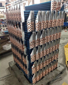 Ahu-enfriador <span class=keywords><strong>de</strong></span> aire Freon, tubo <span class=keywords><strong>de</strong></span> cobre, bobina <span class=keywords><strong>de</strong></span> aluminio con aletas, intercambiador <span class=keywords><strong>de</strong></span> calor para el <span class=keywords><strong>mercado</strong></span> exterior - Product Image 6