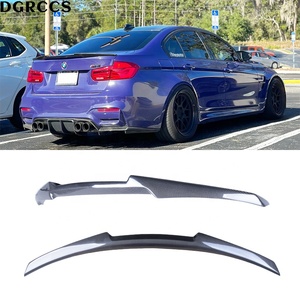 Alerón Trasero de Fibra de Carbono con Acabado Pulido y Pintura UV Estilo M4 para BMW Serie 3 F30 F35 y M3 F80 Sedán 2011-2019, Marca DGRCCS - Product Image 1