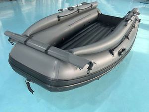 Bote Inflable Reachsea Color Gris Oscuro, Tipo Jet PVC Tunnel Air Deck, 12.5 pies, 6 Personas, con Motor, en Venta - Product Image 4