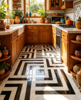 Carrelage en porcelaine moderne noir et blanc 60x60cm, résistant aux rayures et antidérapant pour cuisine et salle de bain, carrelage en porcelaine chinoise