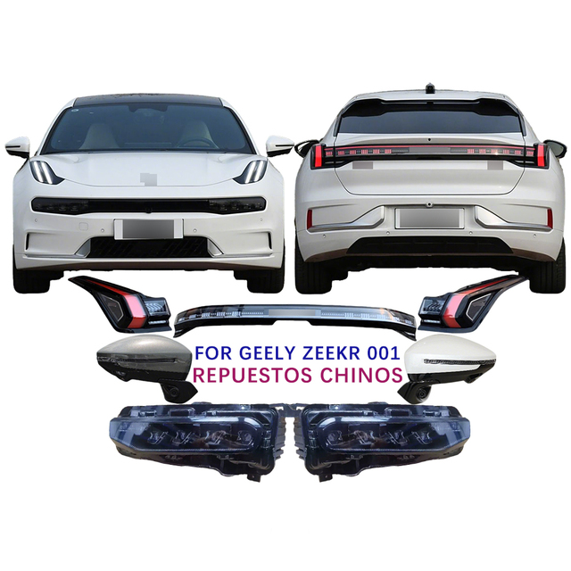 For Geely ZEEKR 001 Headlight Tail Lamp Fog Light Fender  Control Arm Ball Joint Tie Rod End Bumper Stabilizer Link Spare Parts
