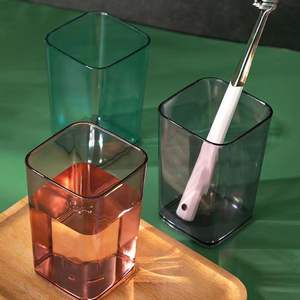 Vaso de plástico transparente para el hogar, vaso de cepillado, vaso de lavado creativo para estudiantes, vaso de enjuague bucal para niños - Product Image 5