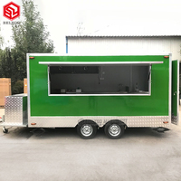 Kiosque alimentaire de rue européenne, vente en gros, chien chaud, panier de cuisine, petit déjeuner, charrette de Restaurant Mobile, remorque pour camion d'aliments