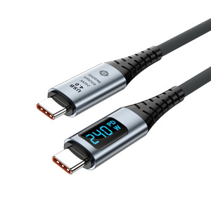 <span class=keywords><strong>สาย</strong></span> USB4 LED พร้อมจอแสดงผลดิจิตอล <span class=keywords><strong>สาย</strong></span> USB C รองรับการชาร์จเร็ว 240W ความเร็ว 40Gbps รองรับ 8K60Hz <span class=keywords><strong>สาย</strong></span>อเนกประสงค์ ใช้งานร่วมกับ Thunderbolt 4 ได้ - Product Image 2