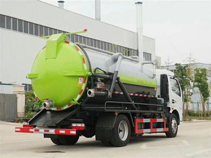 Camión Cisterna de Vacío Dongfeng 4X2 de 8000 Litros, el Más Vendido, para Bombeo de Fosas Sépticas y Limpieza de Drenajes - Product Image 6