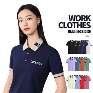 เสื้อโปโลไซส์ใหญ่สั่งทำพิเศษสำหรับชุดยูนิฟอร์ม เสื้อยืดเปล่าเรียบง่ายสำหรับออกกำลังกาย วิ่ง เล่นกอล์ฟ ปักโลโก้ เสื้อโปโลชาย - Product Image 3