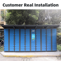 Casier intelligent personnalisé pour colis, armoire de rangement électronique pour la collecte express, pour la communauté, l'école, le bureau