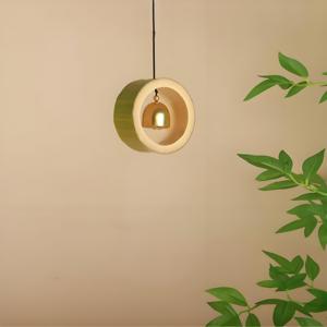 Campanello di bambù naturale campanello di allarme di ingresso rimovibile eco-friendly carillon del vento per la finestra del giardino decorazione esterna