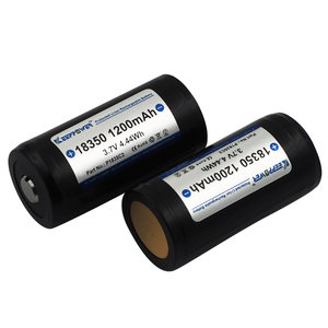Keeppower แบตเตอรี่ลิเธียมไอออน P1835C2 <span class=keywords><strong>18350</strong></span> 1200มิลลิแอมป์ชาร์จซ้ำได้ปลอดภัยสำหรับไฟฉาย - Product Image 4