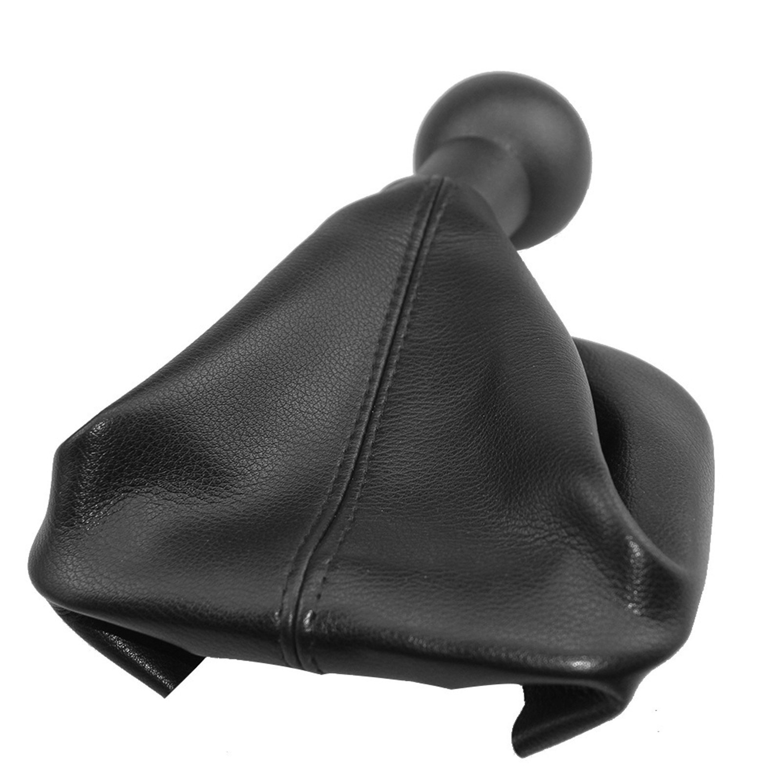 Pommeau De Levier De Vitesse 5 Vitesses Avec Soufflet - Compatible Peugeot 207 307 308 - Style Cuir Synthétique