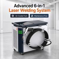 Machine de soudage laser portative 1500W refroidie par air, machine de soudage laser JPT pour la fabrication de métaux de précision