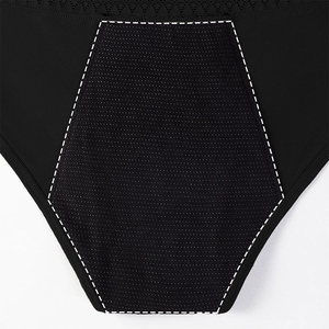 Ropa interior a prueba <span class=keywords><strong>de</strong></span> fugas <span class=keywords><strong>de</strong></span> 4 capas Sexy <span class=keywords><strong>de</strong></span> encaje <span class=keywords><strong>de</strong></span> elastano alto <span class=keywords><strong>de</strong></span> algodón, ropa Menstrual <span class=keywords><strong>de</strong></span> cuatro capas para mujer, bragas - Product Image 4