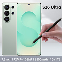 Smartphone S26 Ultra 5G Original 7,3 Pouces 16 Go + 1 To Double SIM Fonctionnalités de Jeu de Haute Qualité Version Globale Téléphone Portable