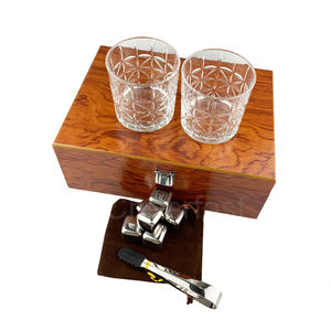 Cubos de hielo de acero inoxidable, juego de regalo personalizado, piedras reutilizables <span class=keywords><strong>para</strong></span> whisky - Product Image 4