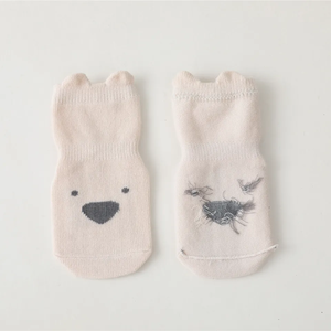 Calcetines de Bebé de Algodón Peinado Transpirables Antideslizantes con Agarres de Silicona y Suelas de Goma, Diseño Lindo de Fábrica - Product Image 5