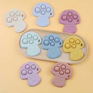 Cảm giác Popper đồ chơi Pop nấm <span class=keywords><strong>Silicone</strong></span> <span class=keywords><strong>Teether</strong></span> đồ chơi các tính năng lớn lên kết cấu để làm dịu đau nướu răng, làm giảm căng thẳng - Product Image 5