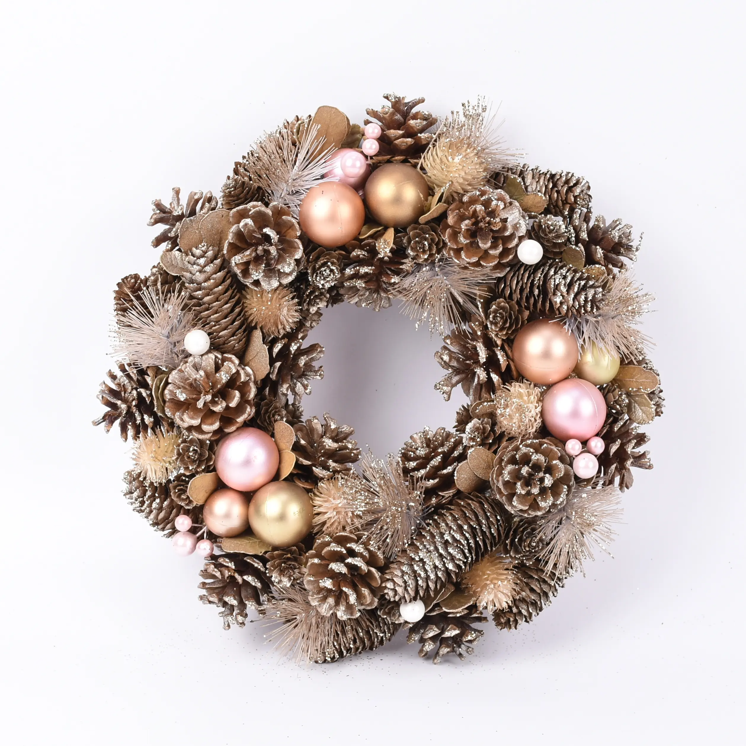 2022 New Design Home Indoor Handmade Decor Pine Needle Xmas Decoration Door Christmas Wreath