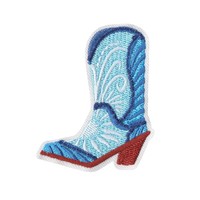 Patch brodé en tissu polyester-coton pour vêtements, motif Fille de la plage en vacances, surfiste, avec nœud et coquillage