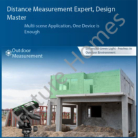 Télémètre laser vert SW 50G, portée 50 m, diffusion vocale, mesure portable pour travaux intérieurs et extérieurs
