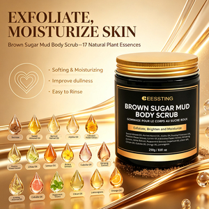 Gel Douche Éclaircissant Anti-Taches Nourrissant à Marque Blanche, Soin Corporel Contrôle du Sébum, Gommage Corporel au Sucre Brun - Product Image 3