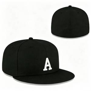 Casquette de baseball ajustée en Oxford brodée, faible MOQ, logo personnalisé, sport, 6 panneaux, respirante, imperméable, toutes saisons, Vietnam - Product Image 1