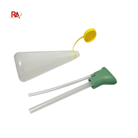 RA Hha-xyp01 Flacon en plastique transparent portable pour lavage oculaire d'urgence 300 ml