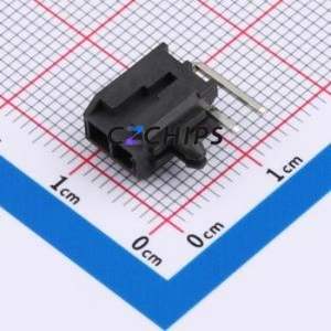 ZX-MX3.0-2-1PWZ Wire-to-Board Pin Header Bent Lead Through Hole,P=3mm Connector 2x1P 3mm Right Angle Insert Micro-Fit (MX 3.0) - Product Image 1