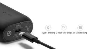 Afeitadora eléctrica <span class=keywords><strong>Xiaomi</strong></span> Mijia S100, afeitadora impermeable portátil de dos cabezales flotantes, afeitadora de acero recargable por USB - Product Image 4