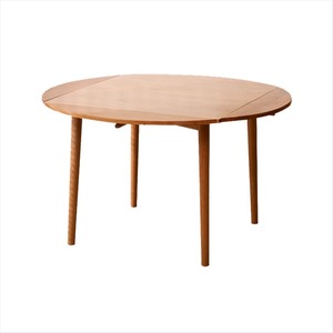 Juego de mesa de comedor extensible de madera maciza nórdica de 6 piezas, madera de cerezo, redonda y cuadrada, convertible para casas pequeñas, sala de estar - Product Image 5