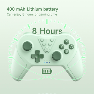 Pengendali game terbaik untuk beralih muda hijau muda warna ungu EasySMX T37 kalibrasi 6 sumbu/bangun/gamepad TURBO - Product Image 2