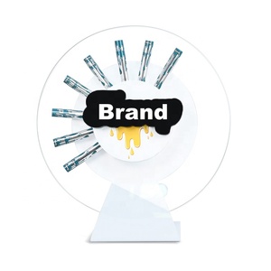 Apex dẫn ánh sáng đĩa Acrylic khói hiển thị đứng với hộp pin, tùy chỉnh-thực hiện cho các cửa hàng đặc sản - Product Image 5