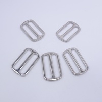 Boucle coulissante durable en forme de 8 en alliage de zinc Boucle Tri-Glide Ajusteur de sangle en métal pour sangle
