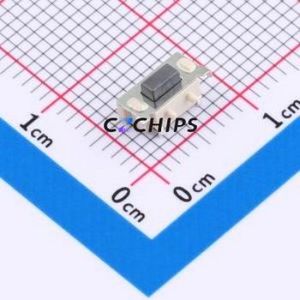 1TS002G-1300-3500-CT Tactile Switch SMD,3.5x6mm Switch Single Pole Single Throw Rectangle Button 1.3N Horizontal Mount - Product Image 1