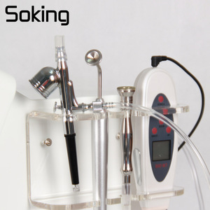 Machine de microdermabrasion portable diamant <span class=keywords><strong>4</strong></span> en 1 à eau oxygénée machine de nettoyage en profondeur du visage - Product Image 2