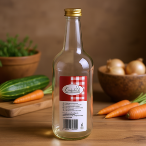 ขวดแก้วทรงตรงขนาด 700 มล. สำหรับเก็บอาหาร แปรรูปอาหาร และดองผัก - Product Image 3