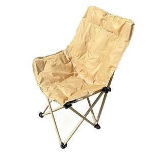 Sedia a <span class=keywords><strong>Luna</strong></span> in Acciaio ad Alto Tenore <span class=keywords><strong>di</strong></span> Carbonio con Imbottitura in Cotone - Regolabile e Pieghevole per Campeggio e Giardino con Schienale Alto - Product Image 5