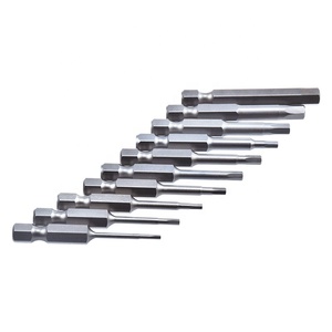 S2 precisión 1/<span class=keywords><strong>4</strong></span> "vástago hexagonal cabeza hexagonal puntas de destornillador 50mm Puntas de destornillador magnético H1.5 H2 H2.5 H3 H4 - Product Image 3