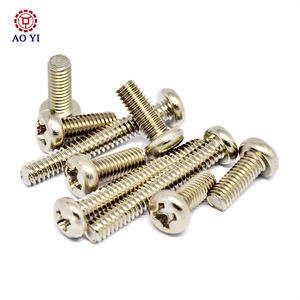 Tailles personnalisées de l'usine chinoise Vis à fente en acier au carbone M1.7-M12 Vis à tête ronde électro-galvanisées Service OEM Système métrique - Product Image 2