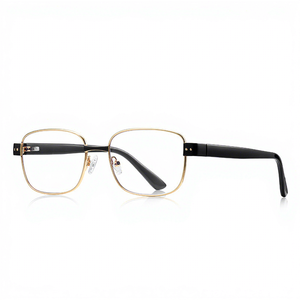 3178 Nouvelles Lunettes Anti-Lumière Bleue pour <span class=keywords><strong>Femme</strong></span>, Monture Métallique Fine, Motif Géométrique de Luxe, Verres PC, pour Ordinateur et <span class=keywords><strong>Maquillage</strong></span>, Transfrontalier - Product Image 4