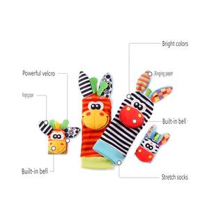 Antideslizante muñeca sonajero calcetín Roya Hans calcetines <span class=keywords><strong>de</strong></span> bebé 6-12 meses suela <span class=keywords><strong>de</strong></span> goma bebé Niño <span class=keywords><strong>Zapatos</strong></span> Calcetines - Product Image 1