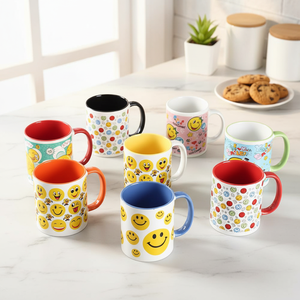 Cadeaux personnalisés, tasse à café en céramique blanche de 11 oz, résistante au lave-vaisselle, personnalisable, tasse à café avec <span class=keywords><strong>photo</strong></span> personnalisée, avec poignée - Product Image 4