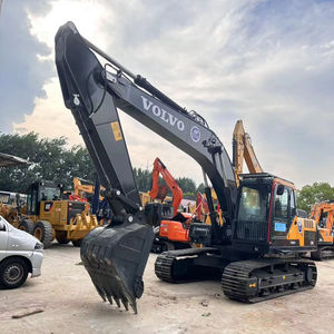 Excavatrice sur chenilles Volvo EC210 d'occasion de haute qualité, 21 tonnes, moteur/pompe/engrenage haute efficacité, 1 an, prix bas, promotion - Product Image 1