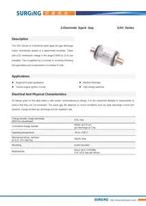 SPD A71-H14X 1400V 10Ka 8*8mm, arrester lonjakan gas