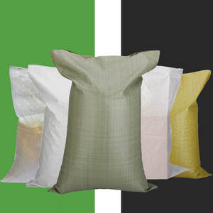 卸売白い厚手の防水織物バッグ速達バッグ移動梱包バッグ小麦粉米飼料包装袋 - Product Image 3