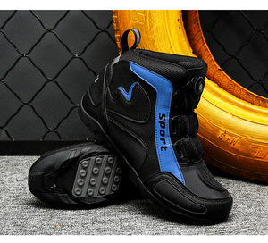 Botas de Motocicleta Unisex, Estilo Caballero, para las Cuatro Estaciones, Impermeables, Botas Cortas de Carreras, Equipo de Viaje, Zapatos de Motocicleta Personalizados - Product Image 2