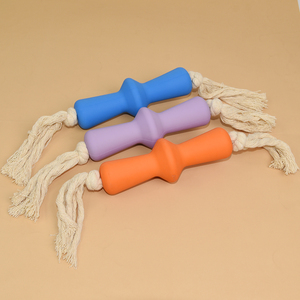 New tương tác con chó mọc răng đồ chơi đa-màu bền cao su răng Làm sạch con chó nhai đồ chơi cho người lớn và con chó con chó con - Product Image 2