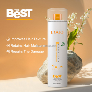 Acondicionador Natural Hidratante y Suavizante de Fábrica SLUJ, Crema Acondicionadora para <span class=keywords><strong>el</strong></span> Cabello con Queratina Reparadora y Brillo, Etiqueta Privada OEM - Product Image 3