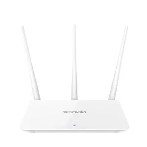 Hot Selling Tenda F3 Router Multi Language Wifi 300mbps 2.4GHz 5dBi Wifi Router English Software Using F3 Router Tenda Original